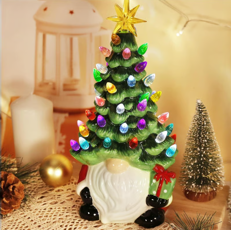 DIY-Weihnachtsbaum mit beleuchteten Weihnachtswichteln – das beste Geschenk für die Familie