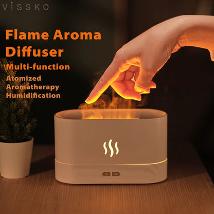 ZenAura Flame Aroma-Diffusor