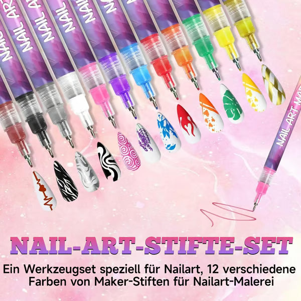 🎨Set mit 12 Nagellackstiften