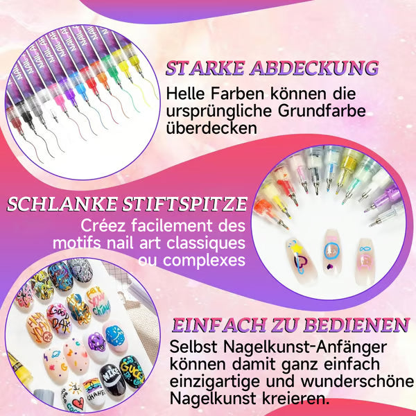 🎨Set mit 12 Nagellackstiften