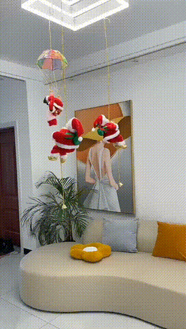 🎅Elektrisches Perlenkletter-Weihnachtsmann-Musikspielzeug