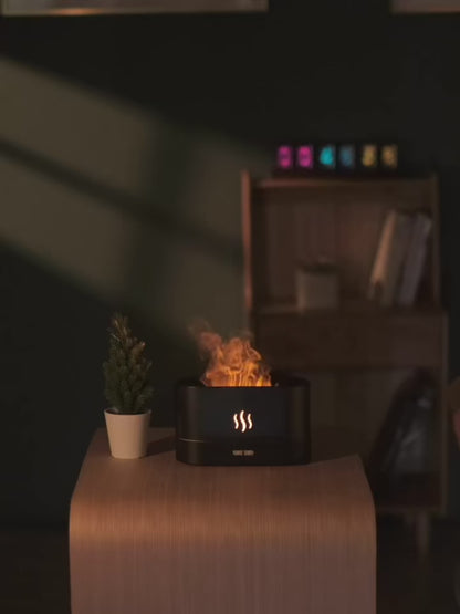 ZenAura Flame Aroma-Diffusor